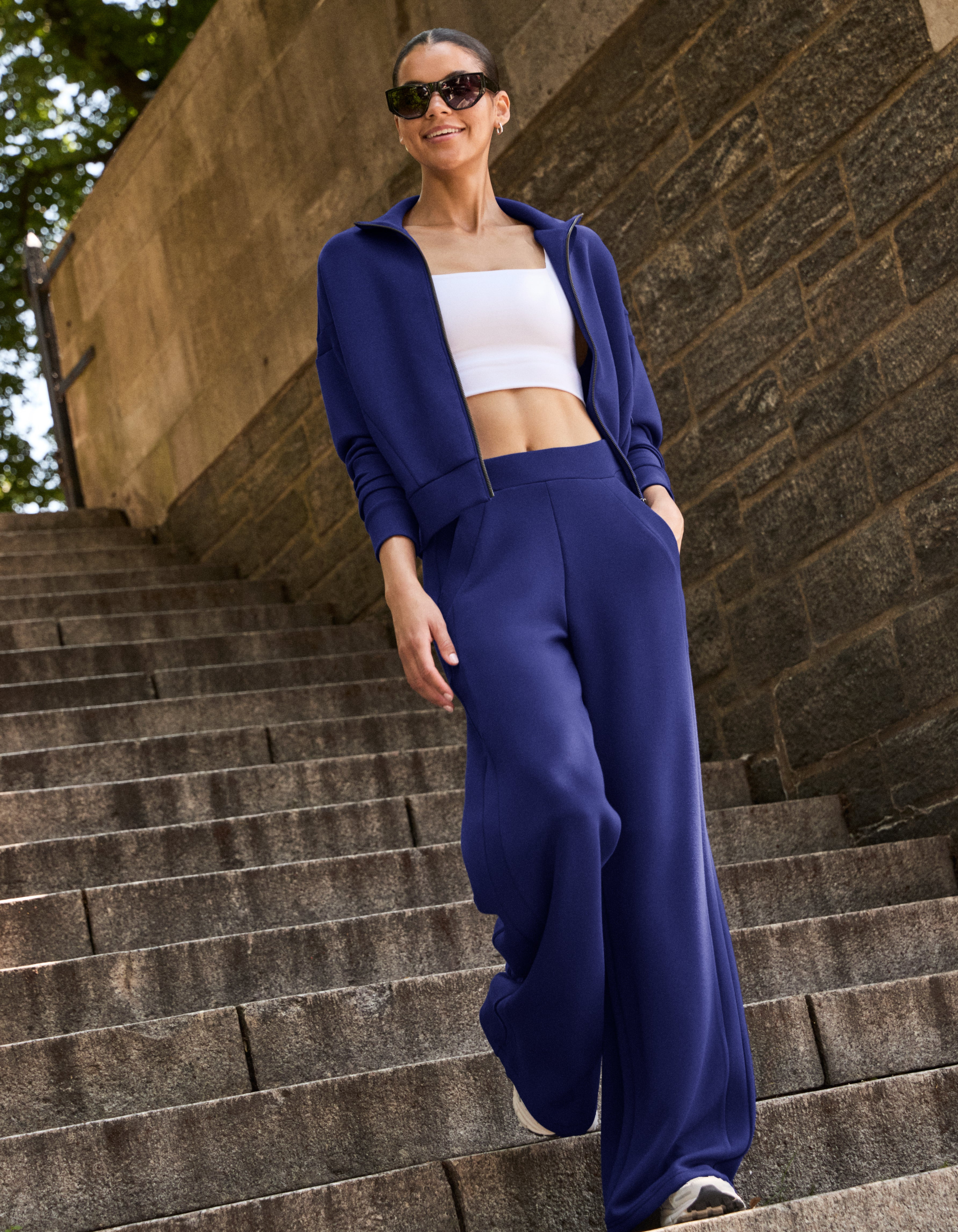 AirEssentials Wide Leg Track Pant – Breathable Comfort | SPANX | Spanx