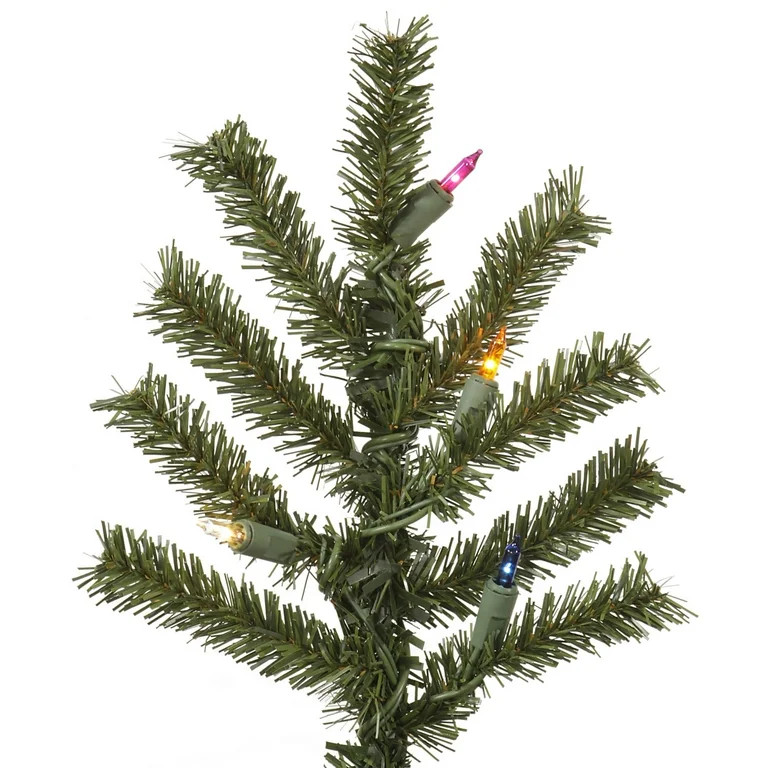 Vickerman 7' Natural Alpine Artificial Christmas Tree, Unlit - Faux Christmas Tree - Seasonal Ind... | Walmart (US)