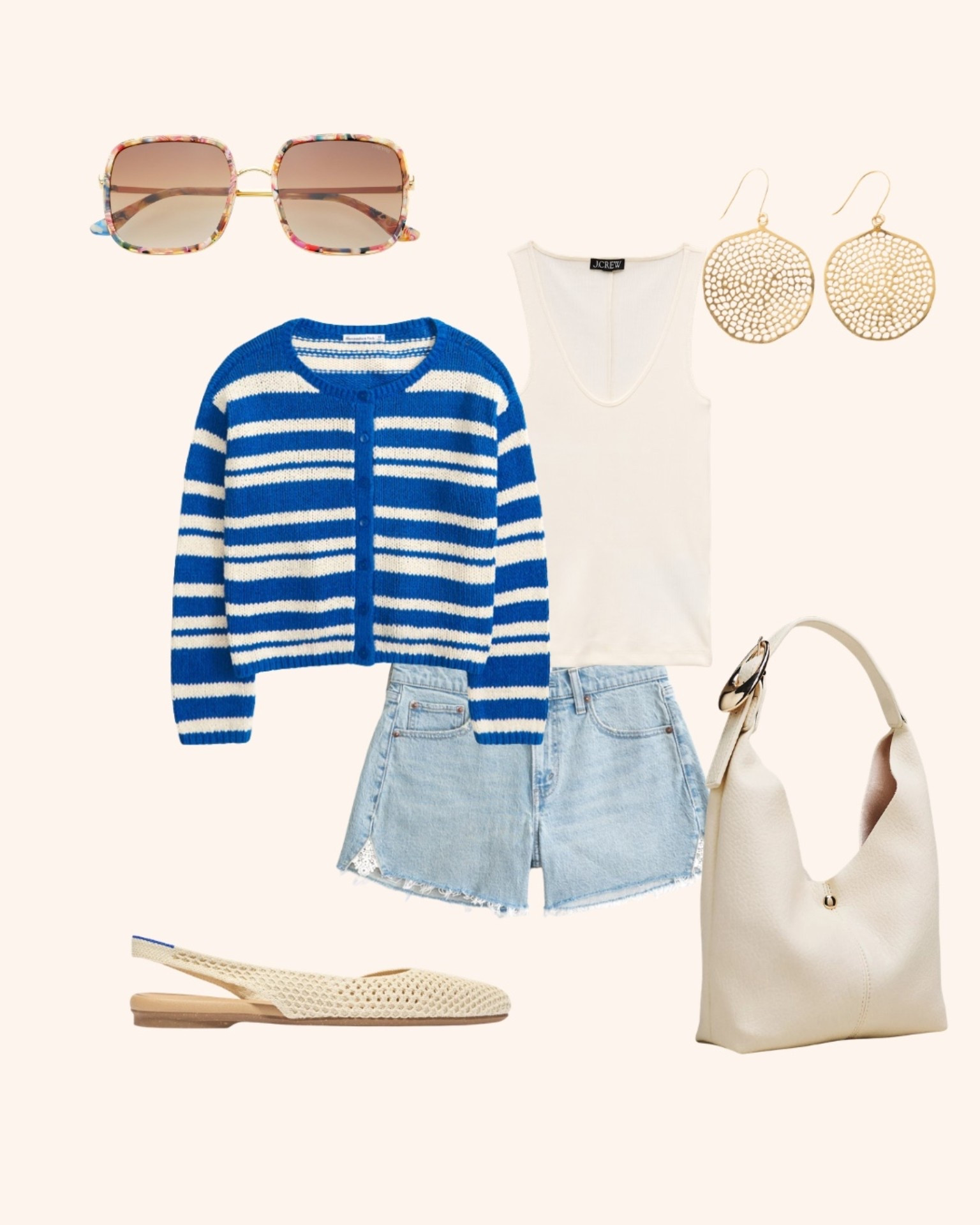 Ivory tank + Jean shorts outfit inspo

#LTKdayinmylife #LTKootd #LTKmomlife