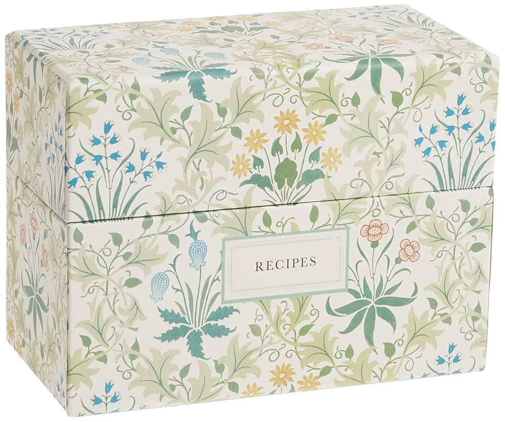 Victoria & Albert Museum William Morris Recipe Box | Amazon (US)