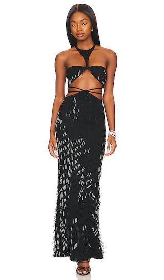 Niya Gown in Black | Revolve Clothing (Global)