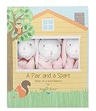 Angel Dear Pair and a Spare 3 Piece Blanket Set, Pink Bunny | Amazon (US)