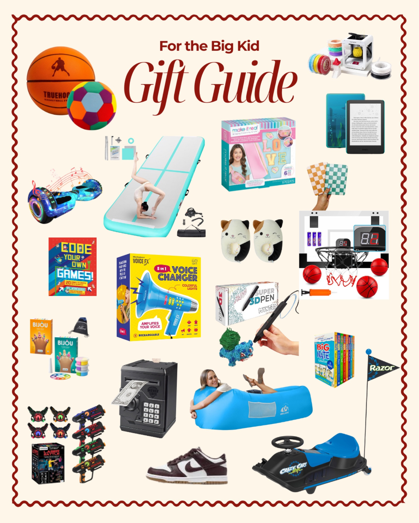 The perfect gift guide for all of the big kids in your life! This guide was created with kids ages 7-9 in mind, but can obviously be adapted as you see fit.❤️

#LTKHoliday #LTKKids #LTKGiftGuide