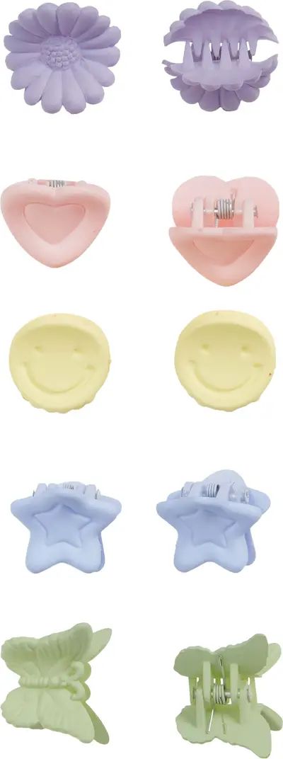 Capelli New York Kids' 10-Pack Assorted Claw Hair Clips | Nordstrom | Nordstrom