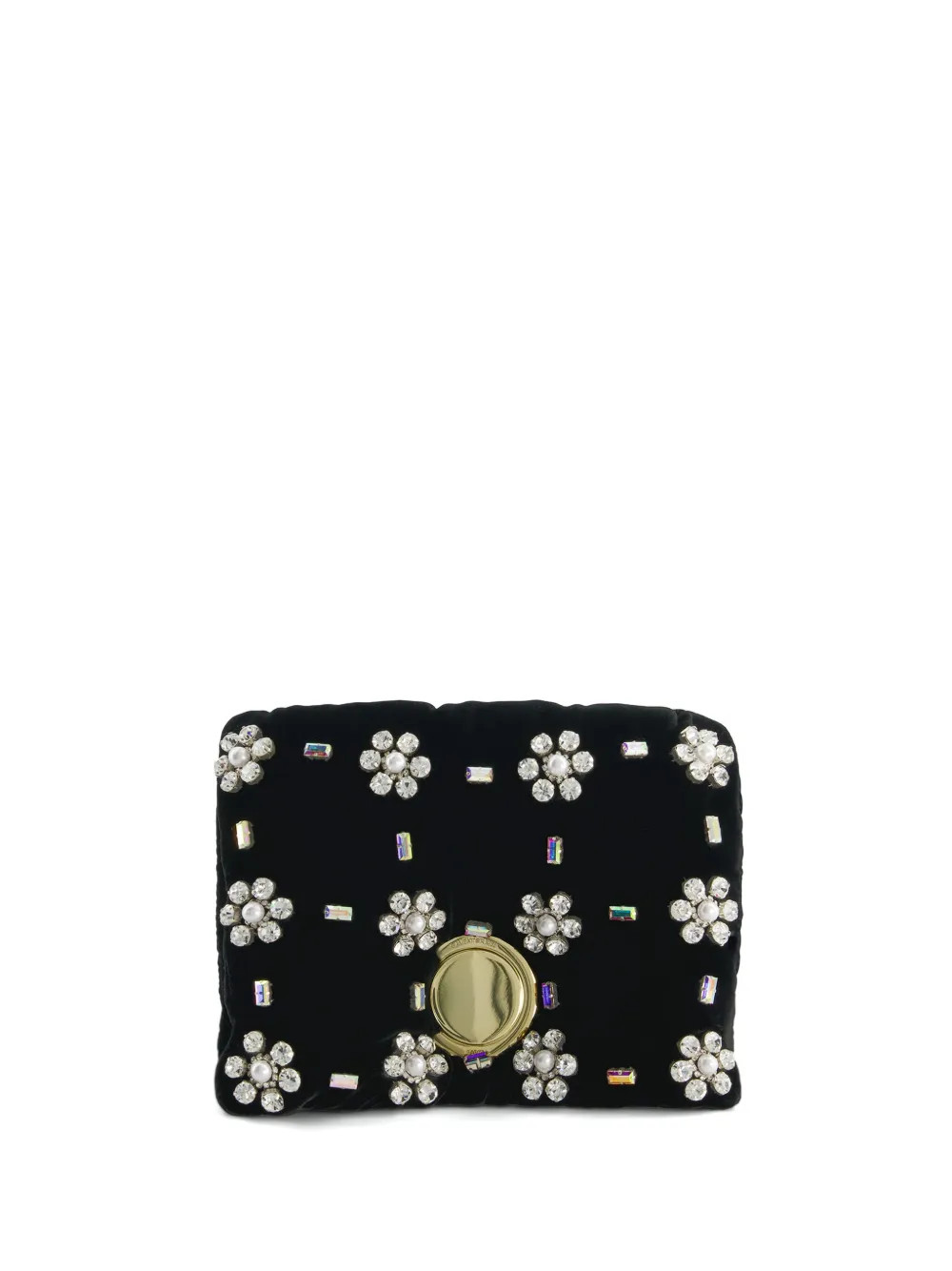 Giambattista Valli Airbag Velvet Clutch Bag | Black | FARFETCH | Farfetch Global