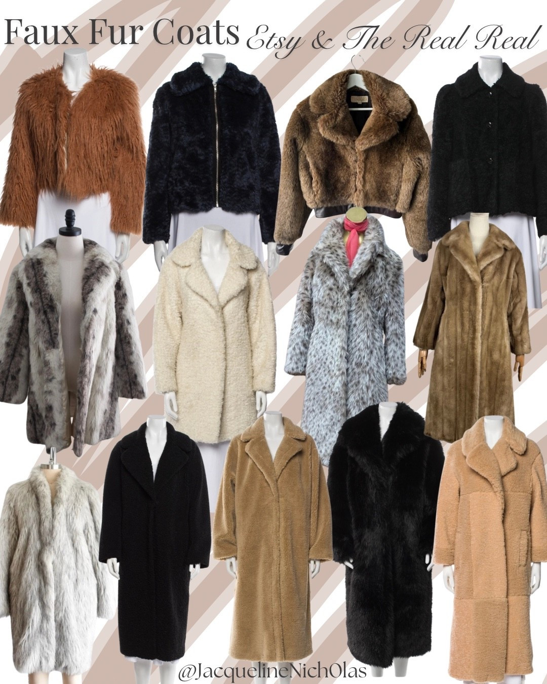 Faux Fur Coats are totally #trending for the winter season! I found a selection of cropped, mid, and full length on #etsy and #therealreal 

#LTKstyle
#LTKstyletip #LTKfashion #WinterCoats

#LTKwinter #LTKdatenight #LTKholiday