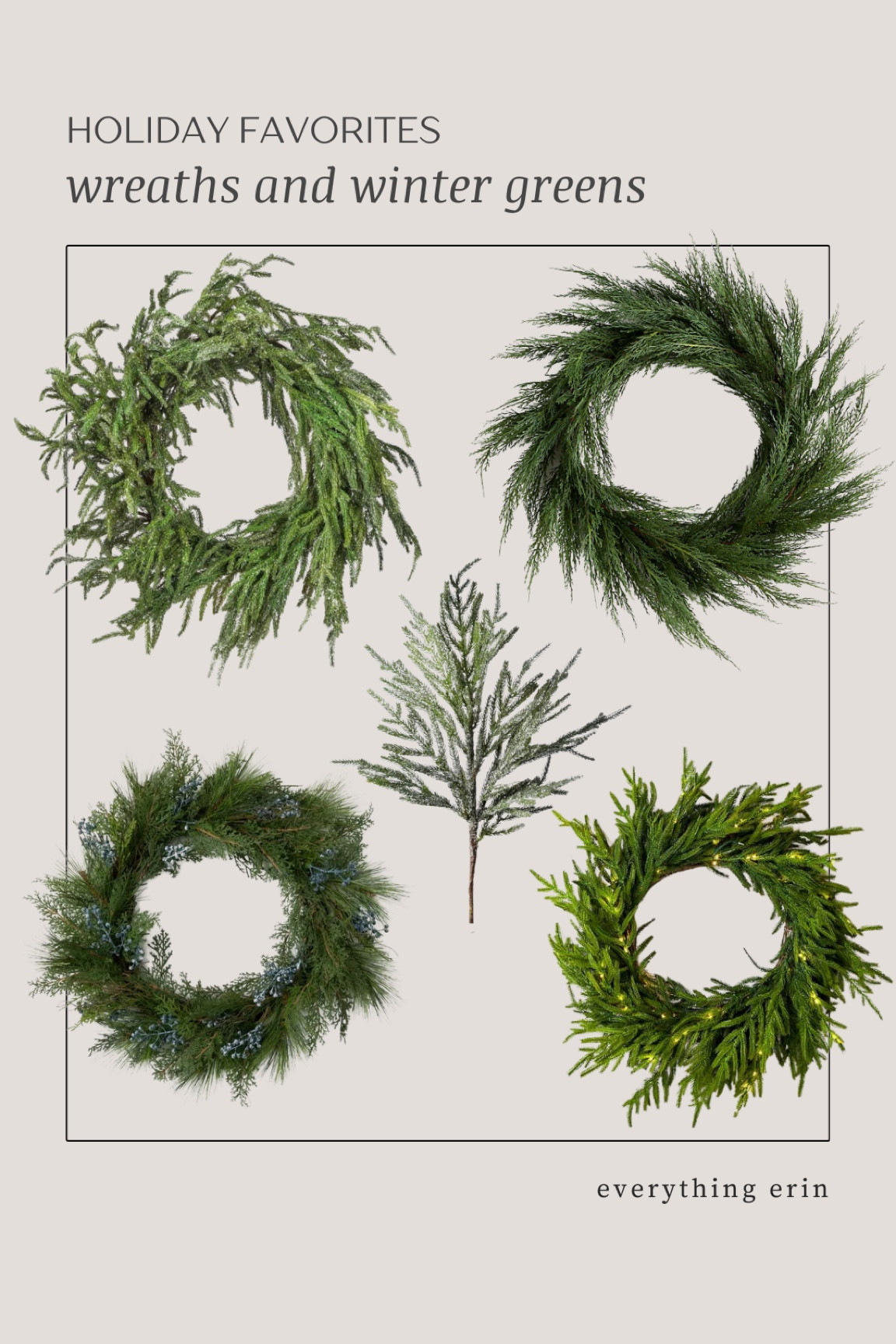 Faux greenery wreaths Christmas decor

#LTKhome #LTKSeasonal #LTKHoliday
