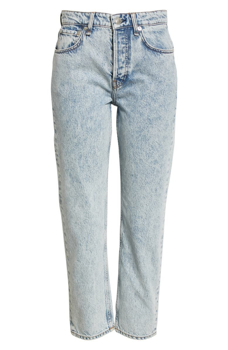 Maya High Waist Ankle Slim Straight Leg Jeans | Nordstrom