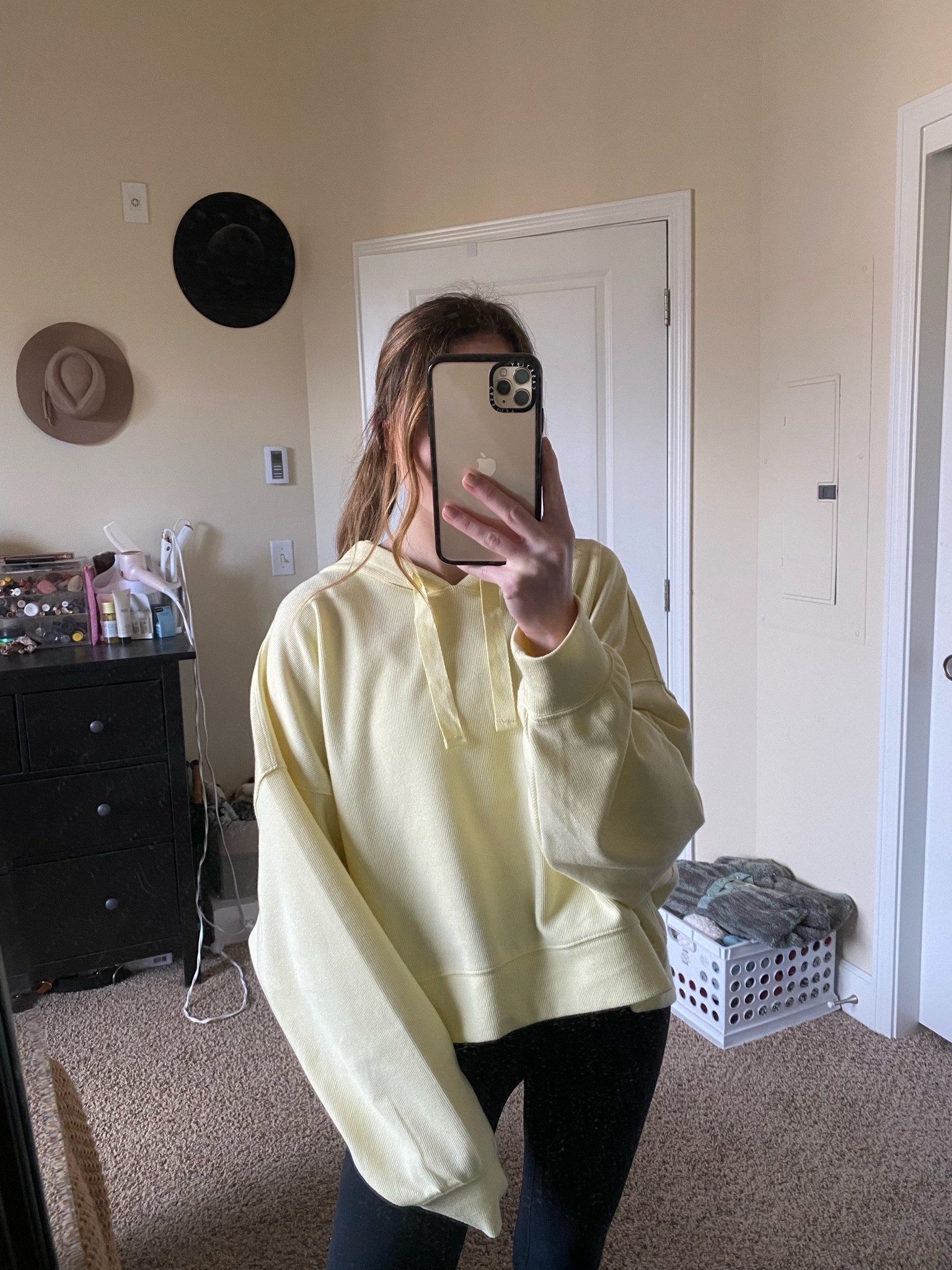 target find // ribbed pullover sweatshirt under $30 / sized up to a L for an oversized fit // love the yellow for spring! 

#LTKfit #LTKFind #LTKunder50