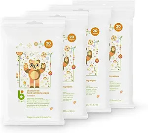 Babyganics Alcohol-Free Hand Sanitizing Wipes, Mandarin, Kills 99.9% of Common Bacteria, Moisturi... | Amazon (US)