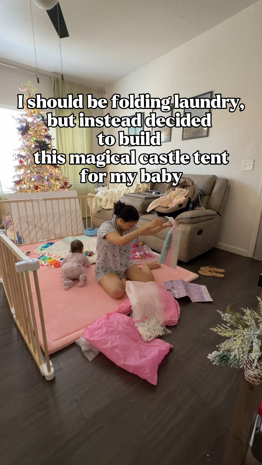 This Castle Play Tent is the perfect gift for a girl this Christmas! So so pretty and easy to assemble 💕👑

#LTKHoliday #LTKKids #LTKGiftGuide