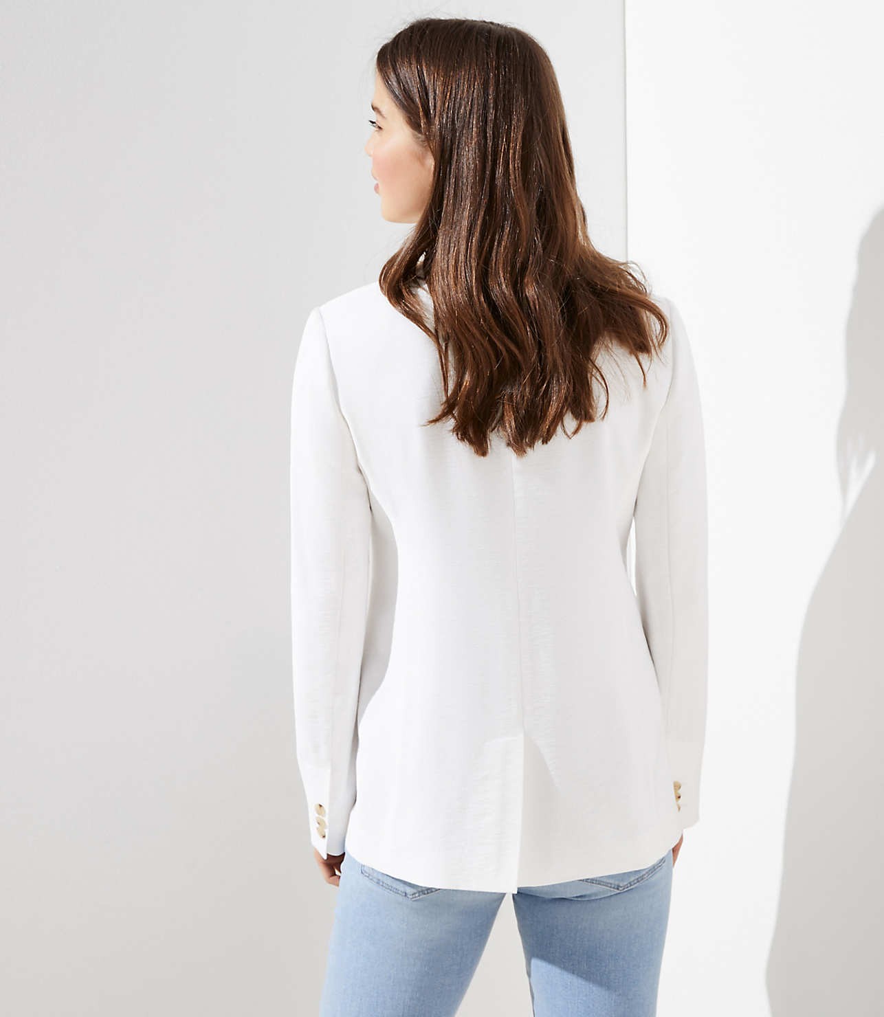 Textured Long Blazer | LOFT