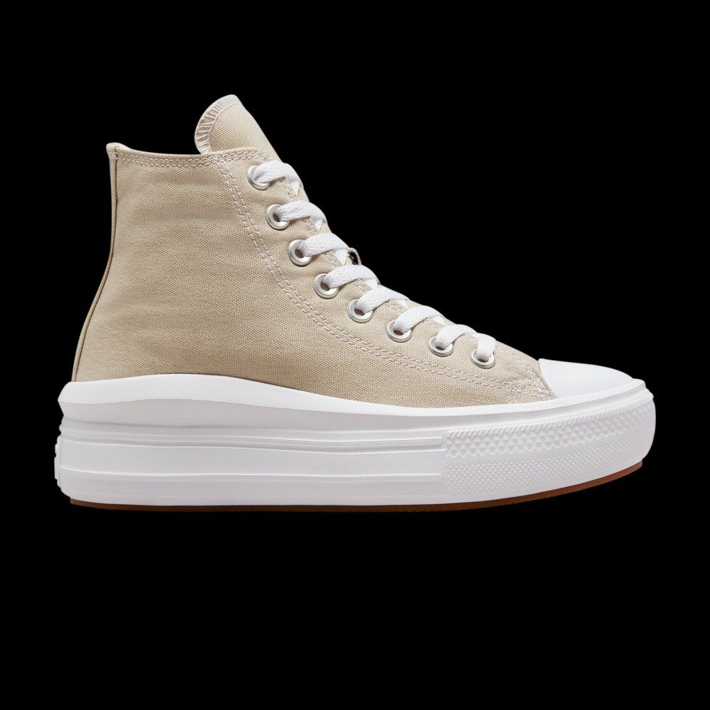 Converse Chuck Taylor All Star Move Platform High 'Beach Stone' Sneakers | GOAT