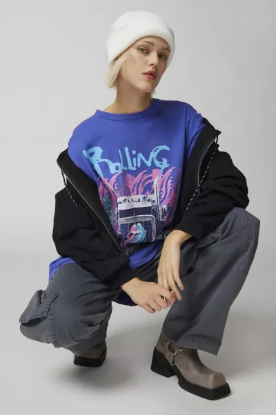 Rolling Stones Foxborough Oversized Tee | Urban Outfitters (US and RoW)