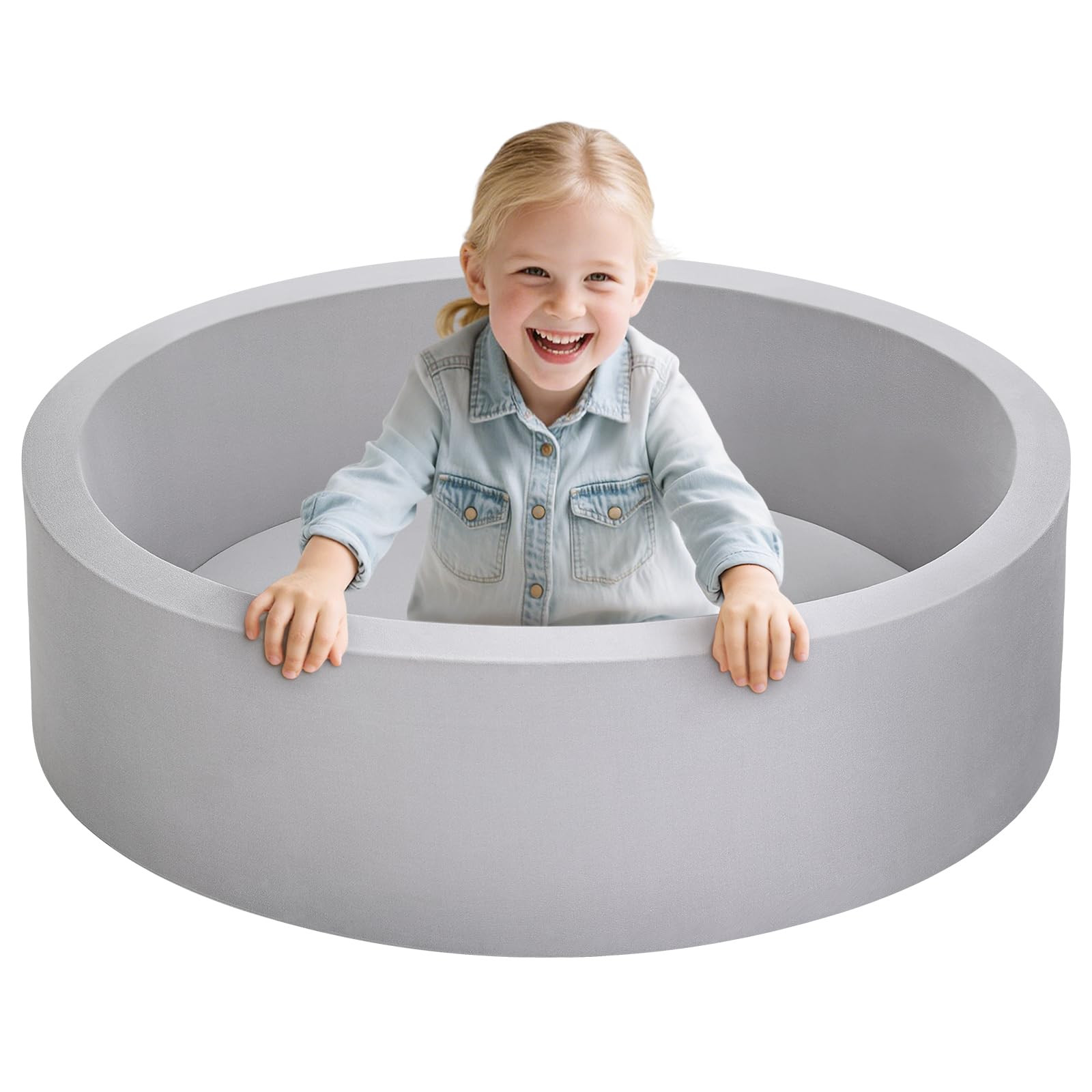 Foam Ball Pit for Toddlers, Large Baby Ball Pit for Babies with Soft Memory Sponge, Indoor Outdoo... | Amazon (US)