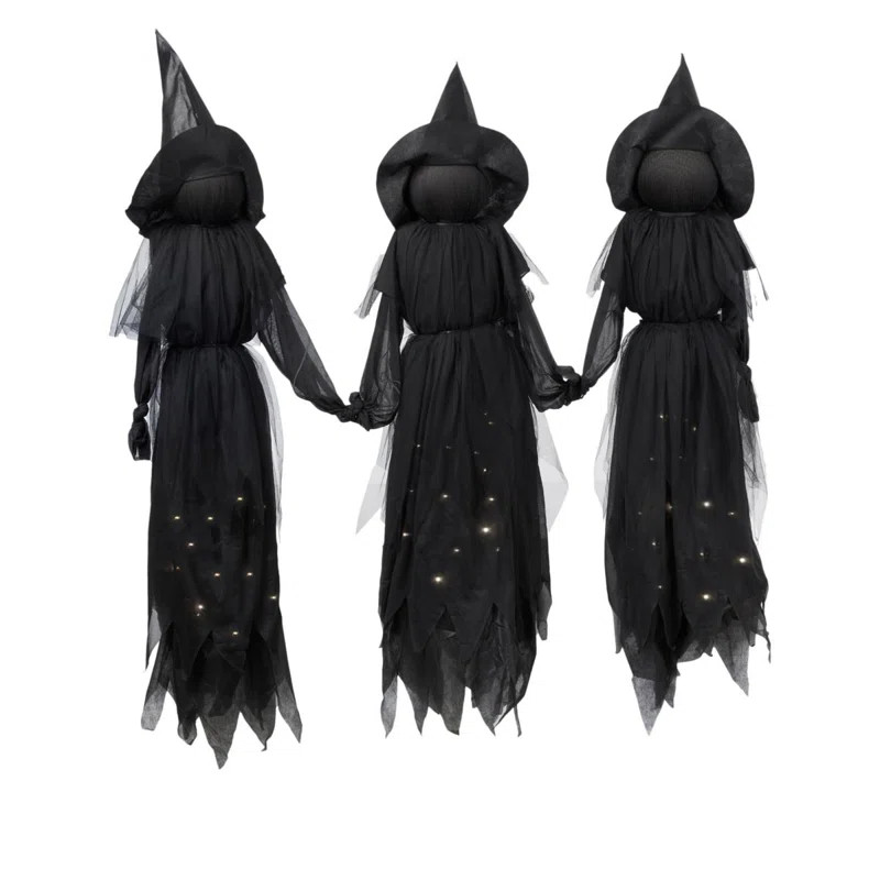 Halloween Lit Witch Garden Stake | Wayfair North America