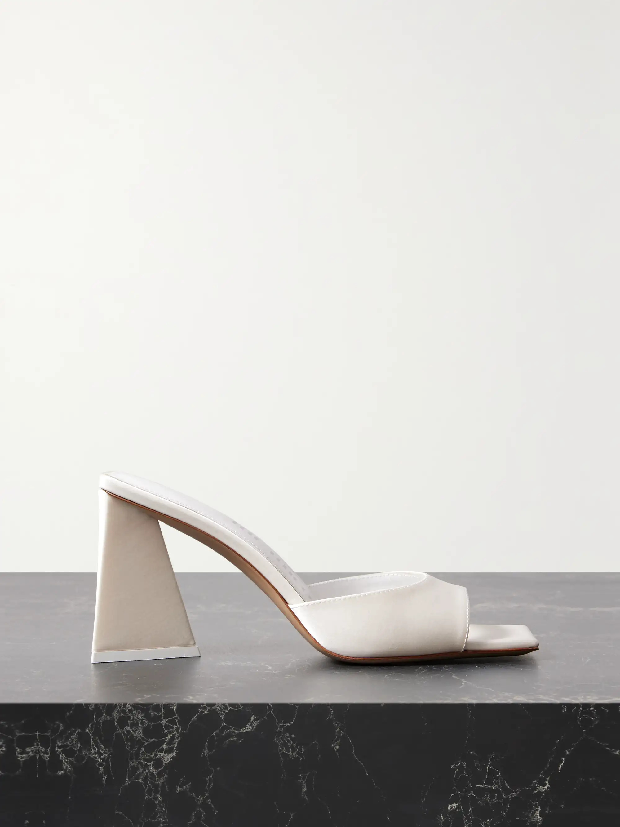 Devon satin mules | NET-A-PORTER (US)