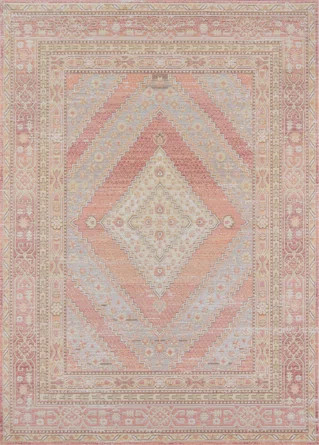 Mistana™ Dex Geometric Pink Area Rug | Wayfair North America
