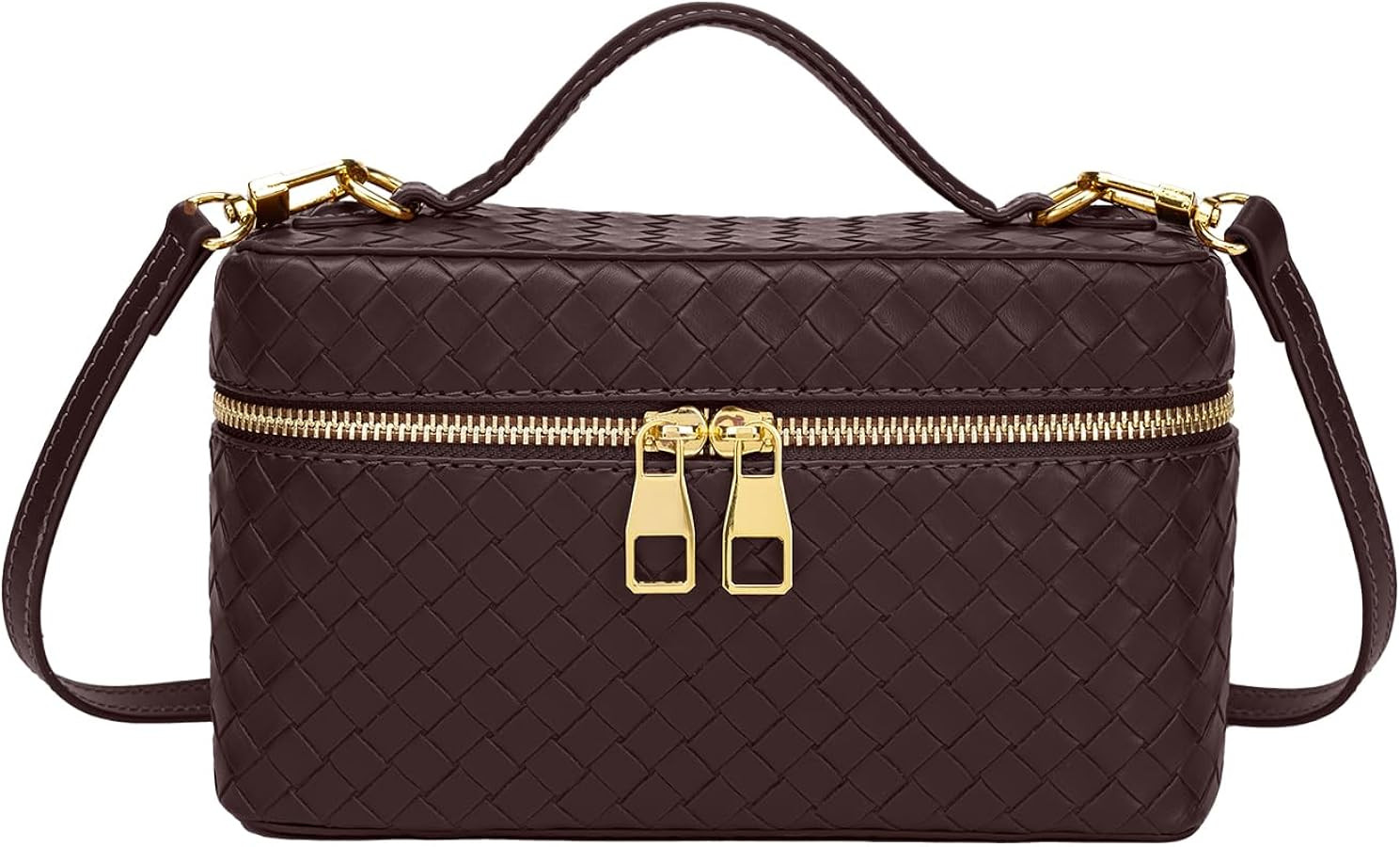 Trendy Shoulder Bags for Women Mini L19 Square Box Satchel Bag Cute PU Leather Crossbody Purse wi... | Amazon (US)