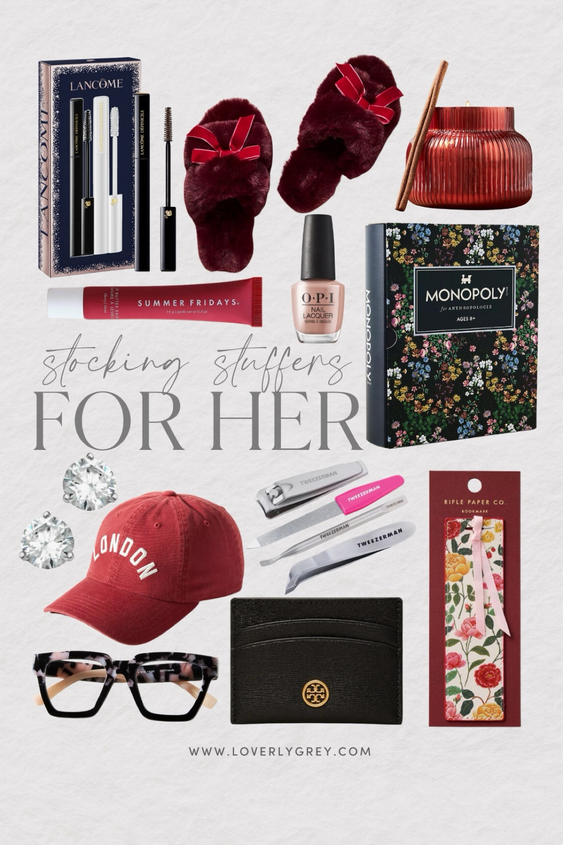 Loving all these deep reds! Such cute stocking stuffer finds! 


Loverly grey, holiday, gift ideas, gift for her, Christmas 

#LTKGiftGuide #LTKHoliday