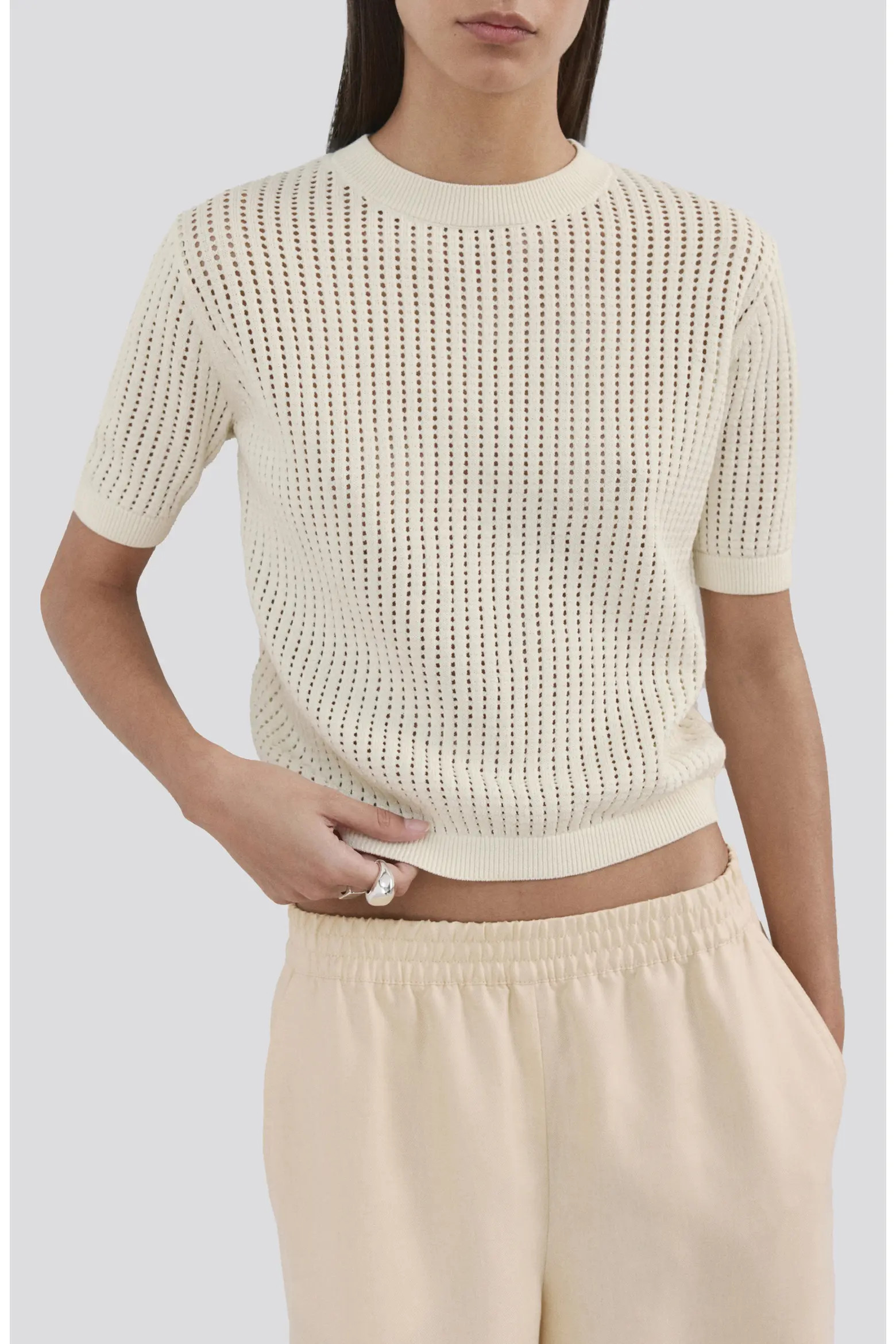 Pera Open Stitch Crewneck Sweater (Women) | Nordstrom | Nordstrom