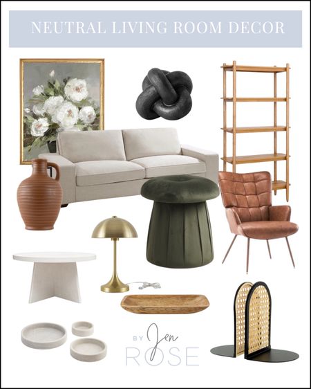 Neutral living room decor finds from Walmart and T.J. Maxx, home decor finds, home favorites, living room home decor 

#LTKhome