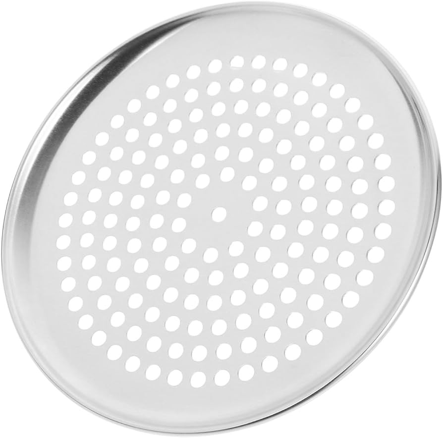 Perforated Pizza pan Stainless Steel Baking pan Stainless Steel Pizza pan Non Stick Frying Pans S... | Amazon (US)