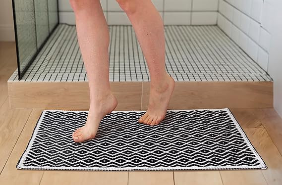GOLD CASE HOME COLLECTION Bathroom Rug Mat Set of 2-100% - Recycled Cotton 16x24 and 20x32 Includ... | Amazon (US)