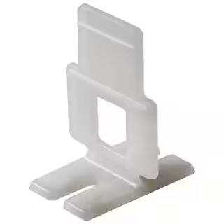 QEP LASH White 1/16 in. Clip, Part A of Two-Part Tile Leveling System 1,000-Pack 99740 - The Home... | The Home Depot