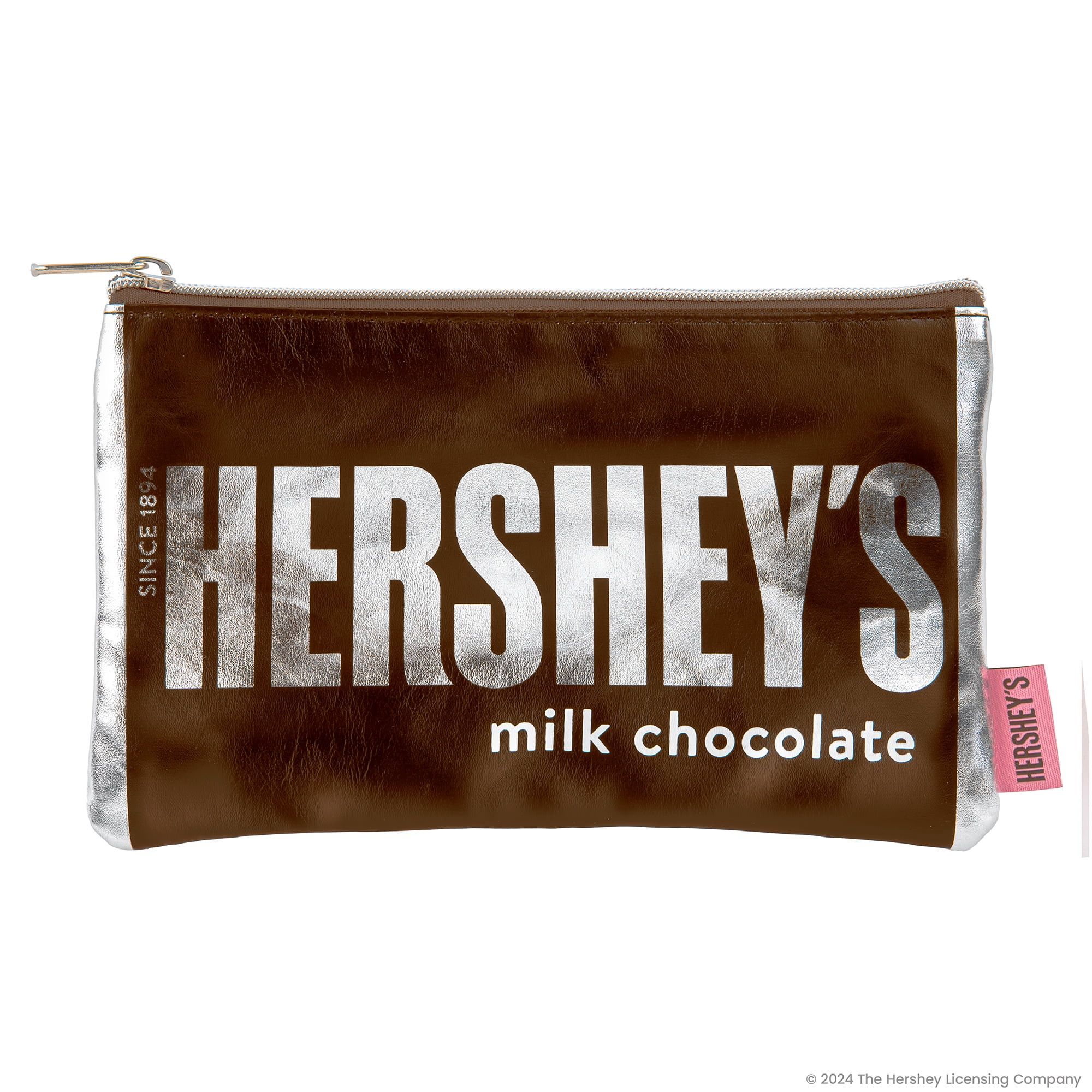 Hershey Milk Chocolate Theme Soft Novelty Pouch, Zipper Closure, Multi Color | Walmart (US)