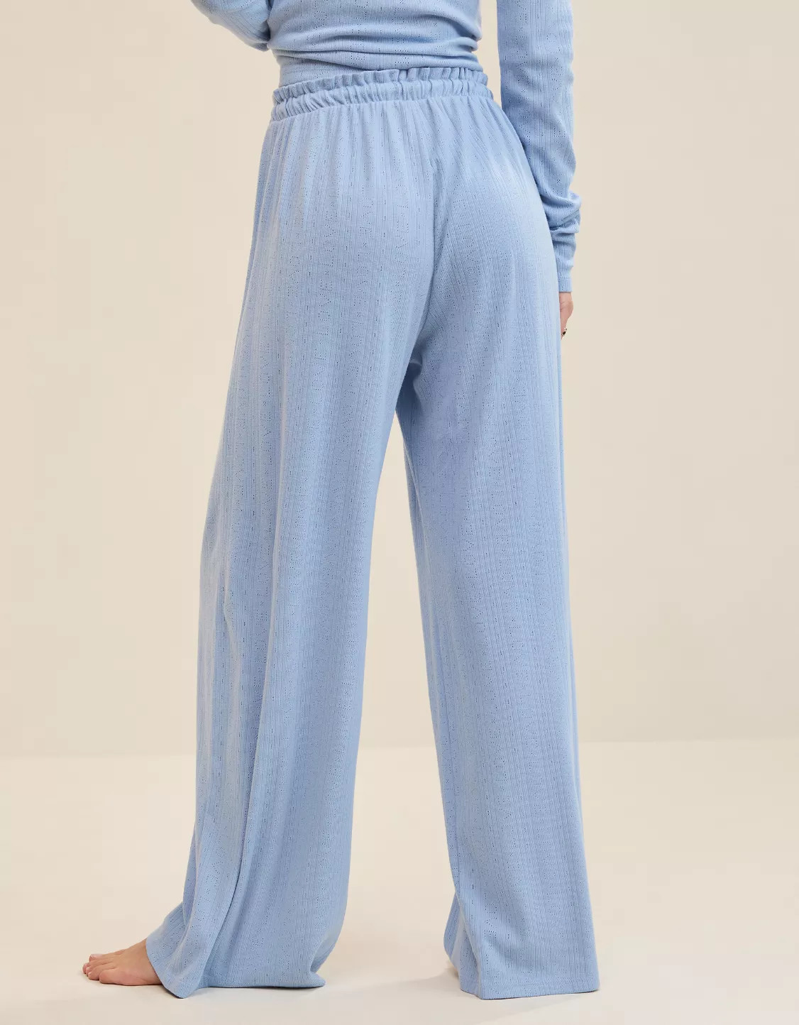 Aerie Off-Duty Pointelle Trouser PJ | Aerie