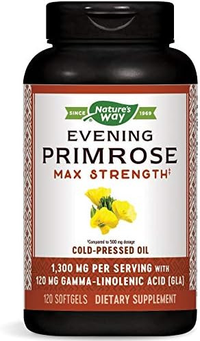 Nature's Way EfaGold Evening Primrose Oil, 1300mg, Cold Pressed | No Fillers | Non-GMO, 120 Softg... | Amazon (US)