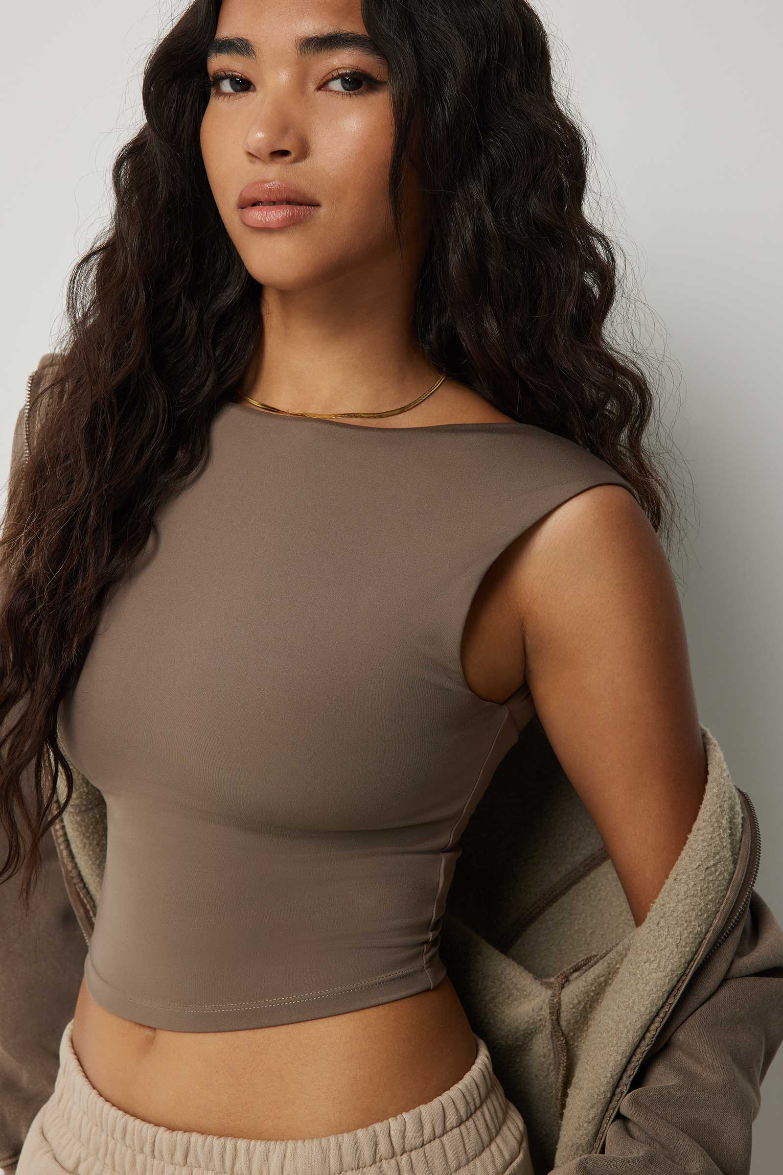 Butter Crop Open Back Tank | Ardene