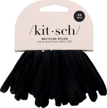 Recycled Nylon 20-Pack Ponytail Holders | Nordstrom