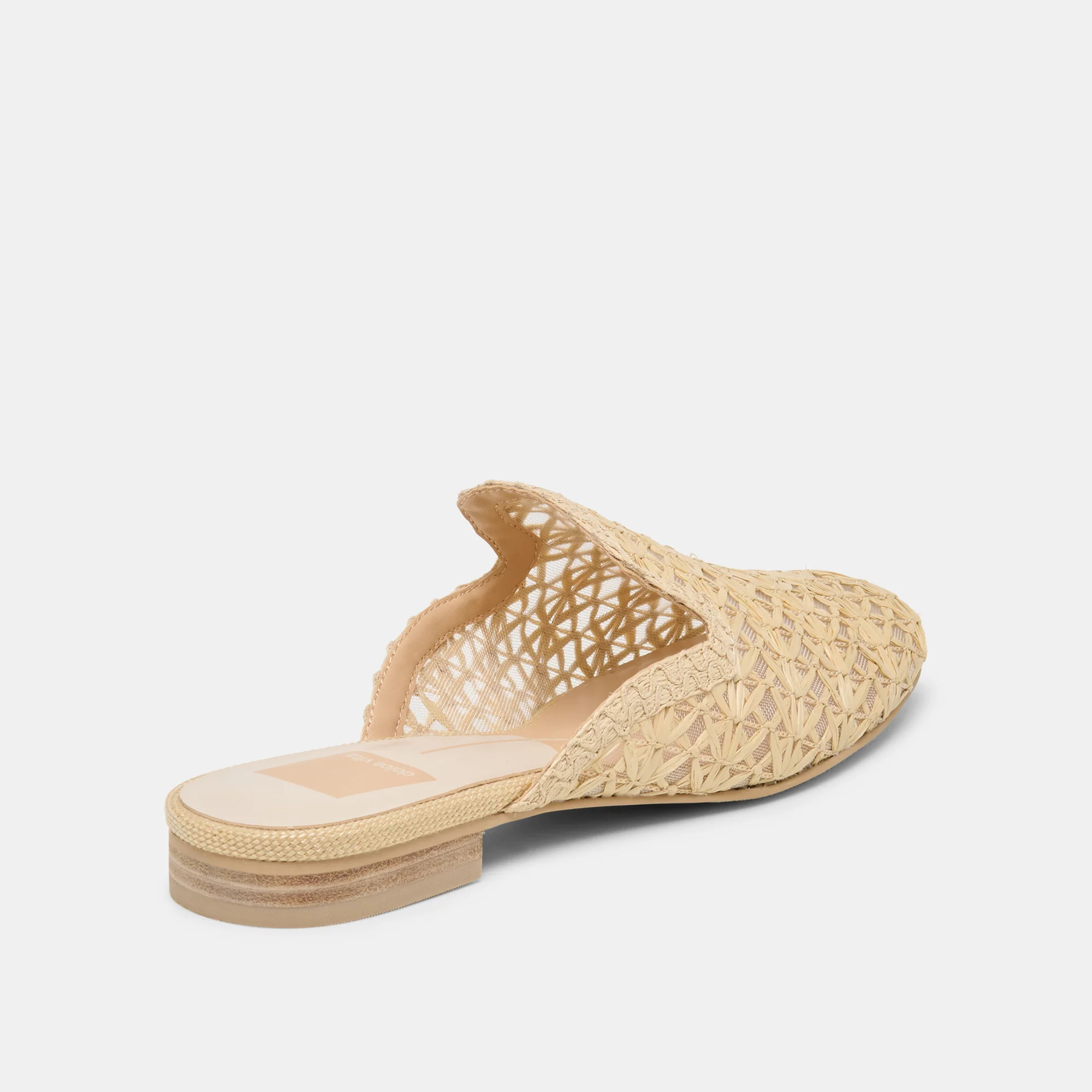 Kirt Lt Natural Cross Hatch Raffia Flats | Dolce Vita | DolceVita.com