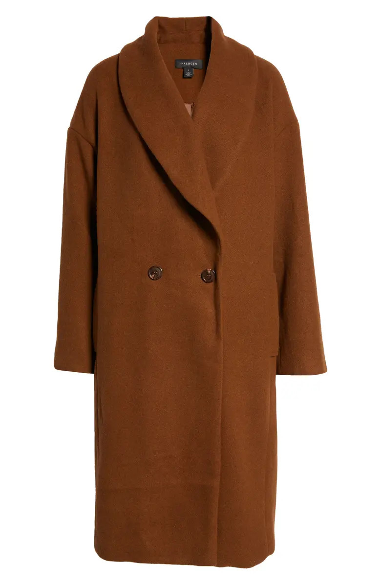 Halogen® Long Double Breasted Coat | Nordstrom | Nordstrom