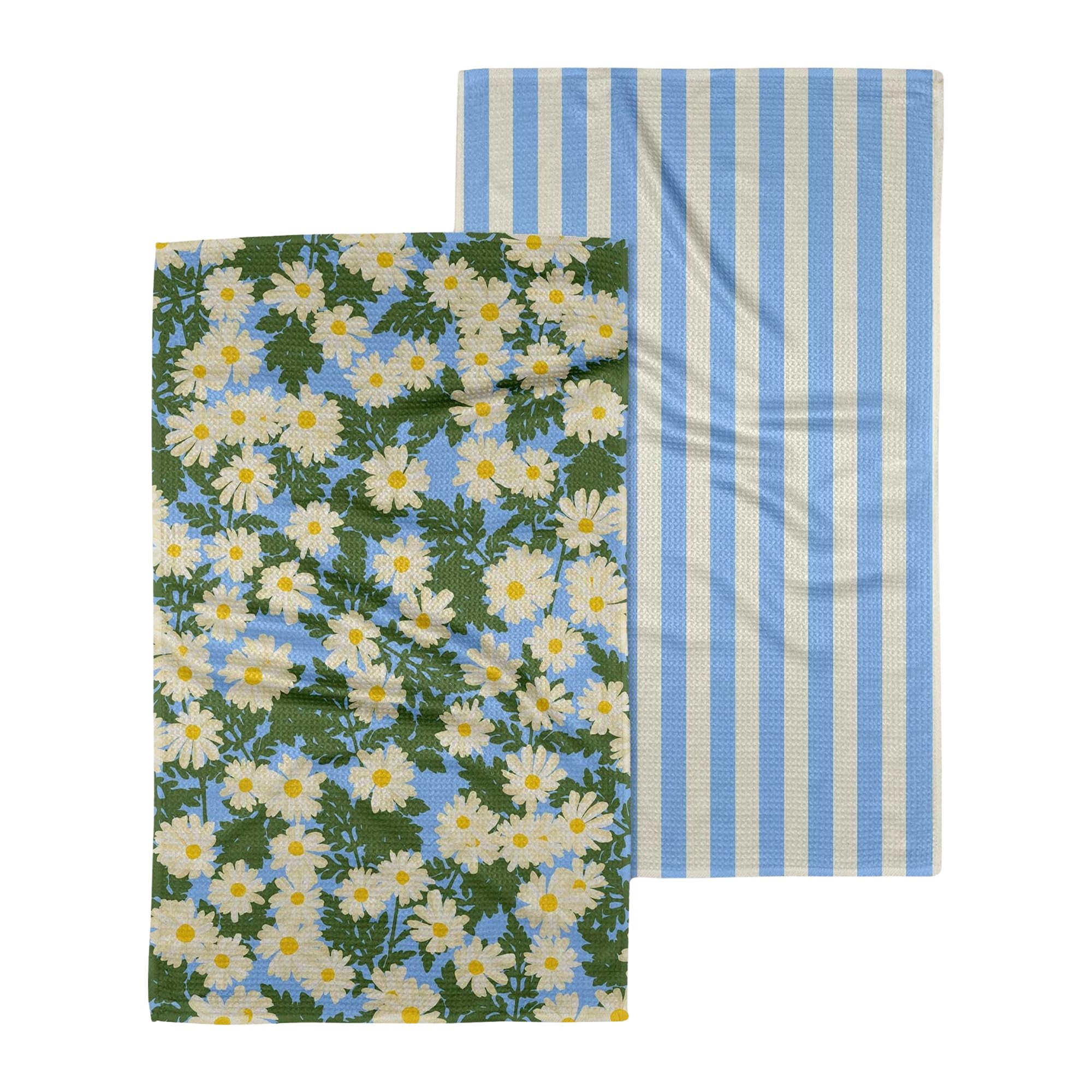 GEOMETRY Spring Kitchen Towels - Quick Dry Microfiber Cloth Spring & Summer Dish Towels for Kitch... | Amazon (US)