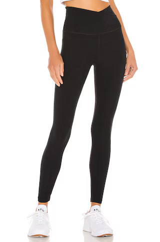 Beyond Yoga Spacedye At Your Leisure High Waisted Midi Legging in Darkest Night from Revolve.com | Revolve Clothing (Global)