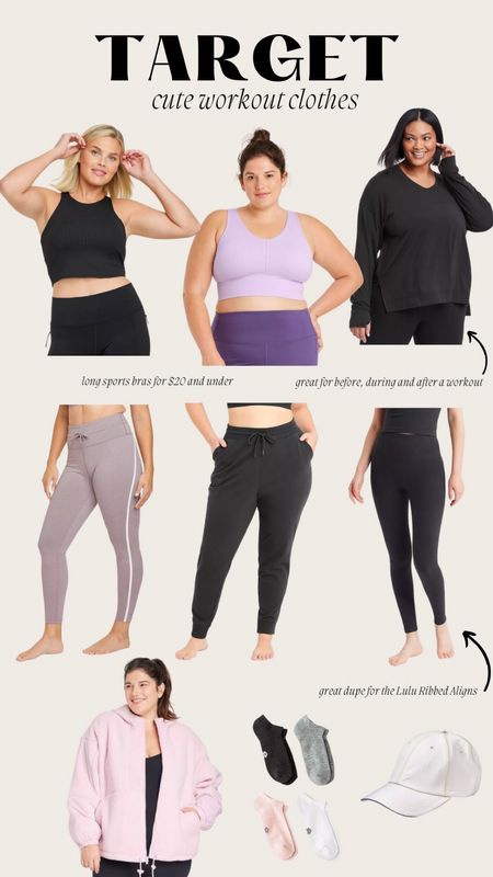 Workout clothes that are comfy and cute ✨#Target 

#LTKstyletip #LTKunder50 #LTKcurves