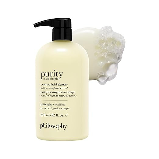 philosophy purity made simple one-step facial cleanser- with meadowfoam seed oil gently cleanses ... | Amazon (US)