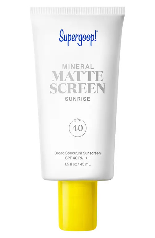 Supergoop!® Mineral Mattescreen SPF 40 PA+++ Sunscreen in Sunrise at Nordstrom, Size 1.5 Oz | Nordstrom