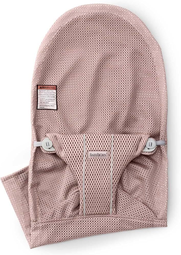 BabyBjörn Fabric Seat for Bouncer, Mesh, Dusty Pink | Amazon (US)