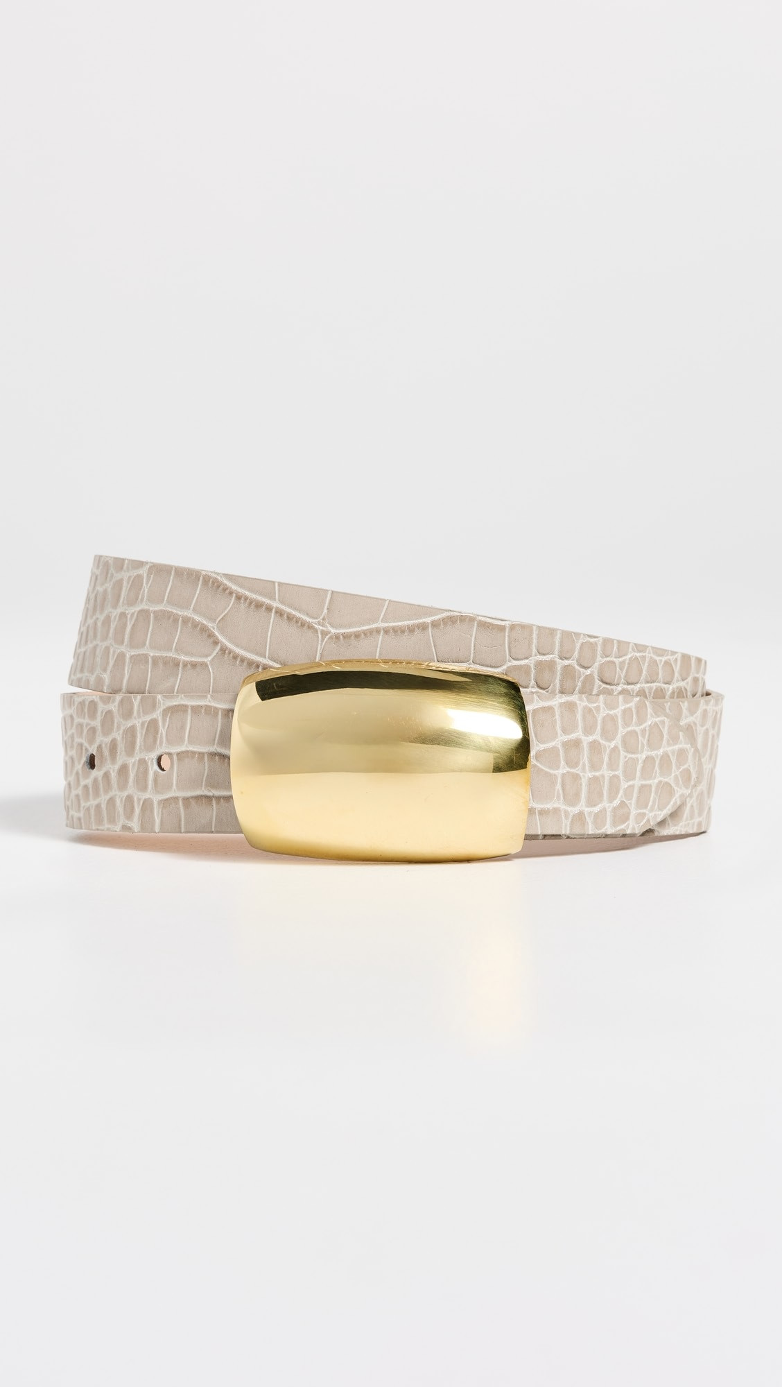 Milou Domed Croc Embossed Belt | Shopbop