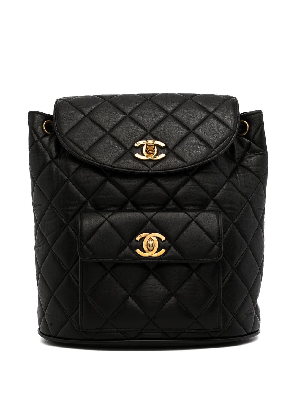 Chanel Pre-Owned 1995 Duma diamond-quilted Backpack - Farfetch | Farfetch Global