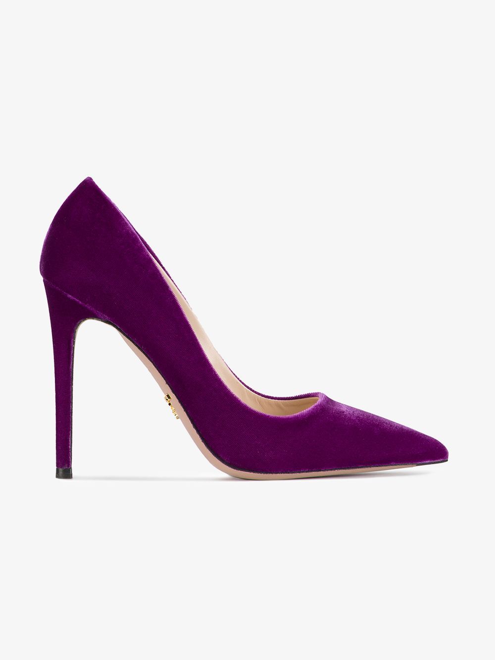Prada Purple 120 Velvet pumps | Browns Fashion
