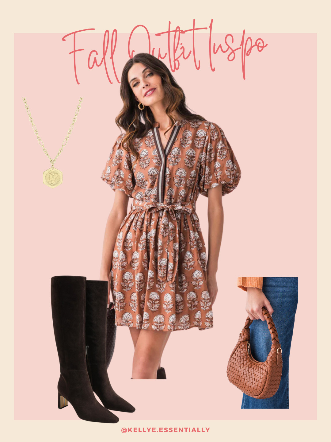 How cute is this printed mini dress with puff sleeves for fall? It’s such an easy throw-on piece that looks instantly stylish. I paired it with tall black boots for a little extra polish (and leg-lengthening magic). 

 #LTKSeasonal #LTKFindsUnder100 #LTKStyleTip