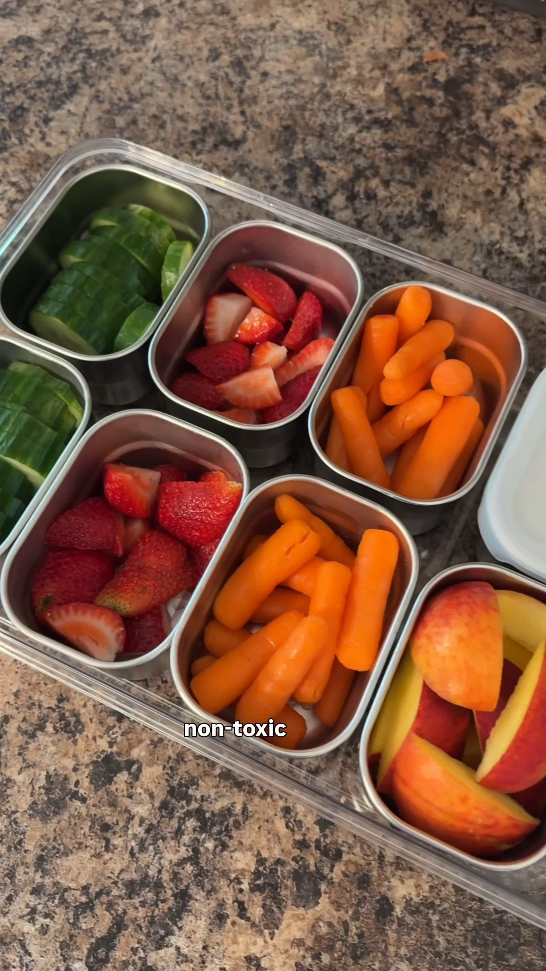The viral snackle box.. but make it non toxic! Stainless steel containers and silicone lids make this viral snack box a great low tox option! Sure the lid and carrying case is plastic (you can’t win them all) BUT that part doesn’t touch the food, so I’m calling it a win!! Perfect for the beach, pool or carrying snacks anywhere / on the go. This has been the number 1 link request from my friends this summer. 

Summer must have, picnic basket

#LTKcanada #LTKhome #LTKfamily
