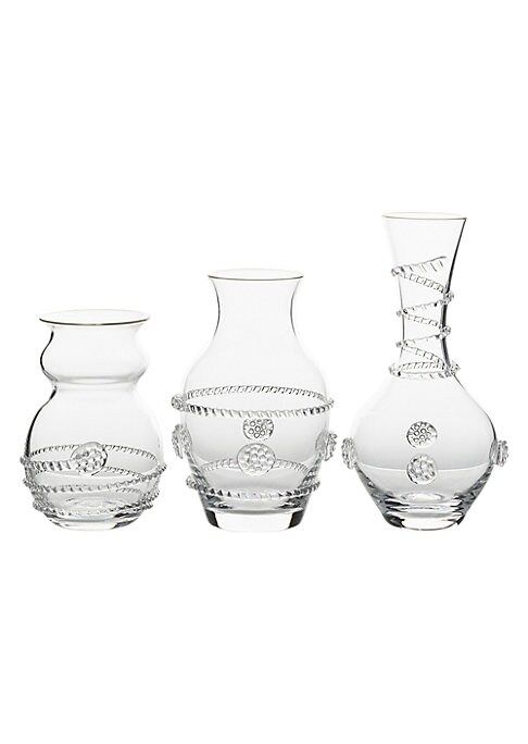 Juliska 3-Piece Glass Bud Vase Set | Saks Fifth Avenue