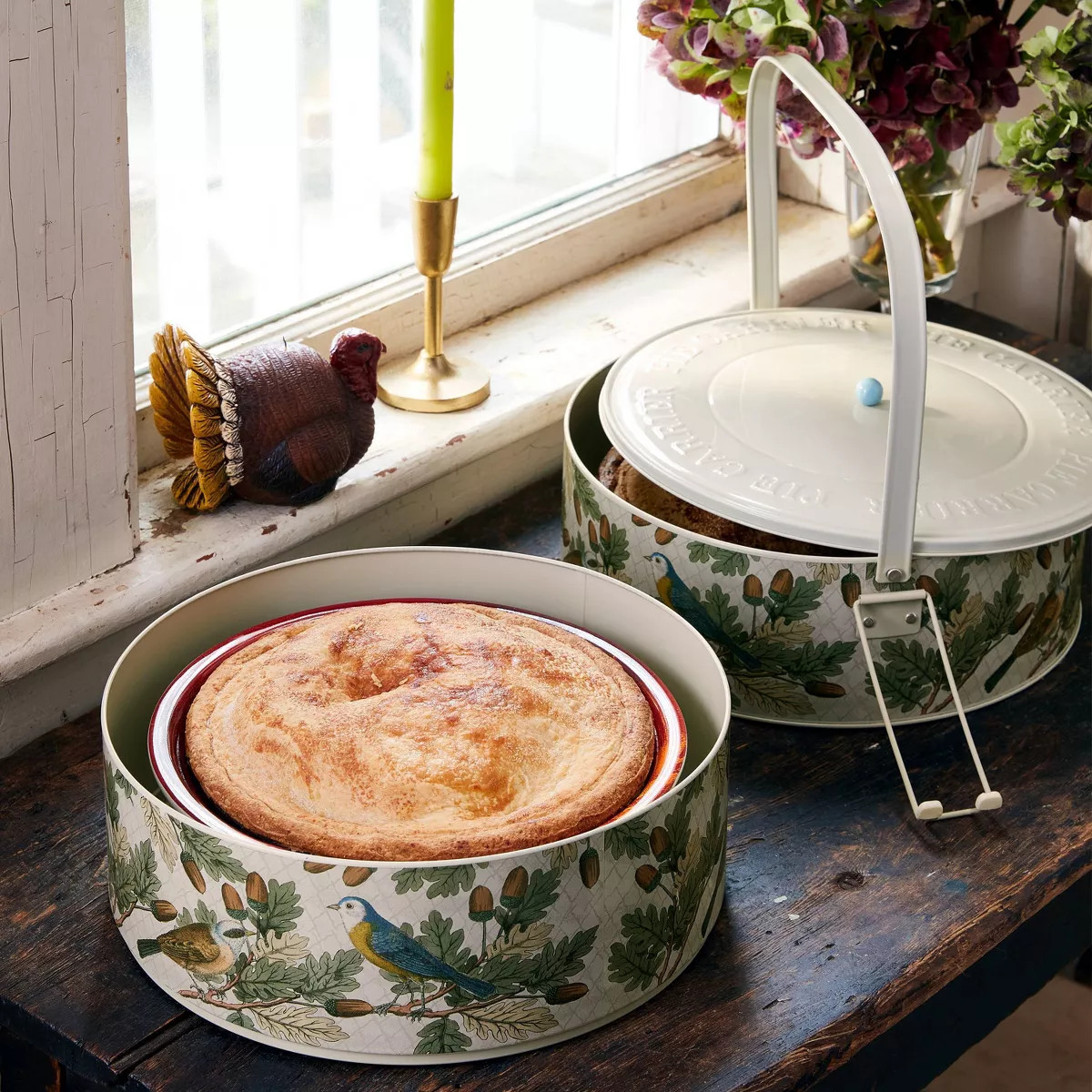 12"x13" Decorative Metal Pie Carrier - John Derian for Target | Target