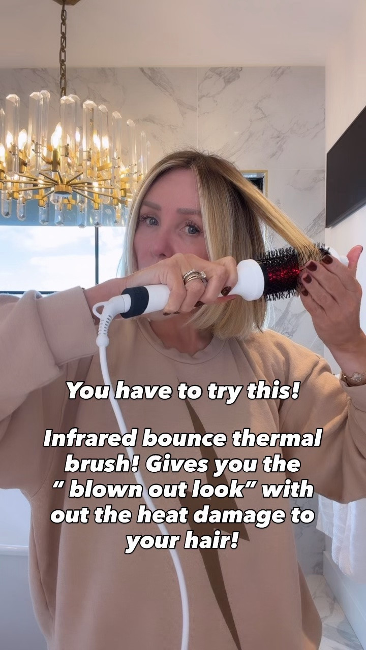 Worth trying! Gives you voluminous round brush look with out the heat damage to your hair!